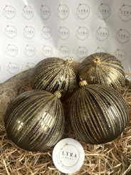 Vánoční paprsky khaki 10 cm